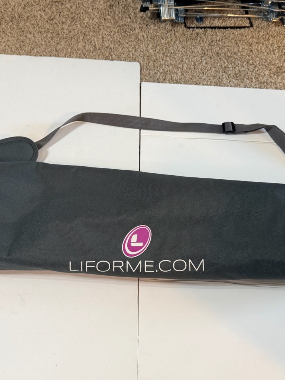Liforme Black Yoga Mat Carry Bag‎